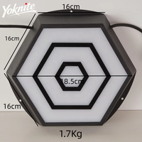 Lampe murale interactive LED pour salle de jeux intérieure avec construction en plastique