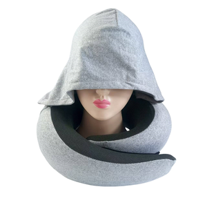 Vente Flash Prix Usine Logo Personnalisé OEM ODM <span class=keywords><strong>Oreiller</strong></span> <span class=keywords><strong>de</strong></span> Voyage en Mousse à Mémoire <span class=keywords><strong>de</strong></span> <span class=keywords><strong>Forme</strong></span> avec Capuche pour Avion et Bureau LOGO Personnalisé - Product Image 5