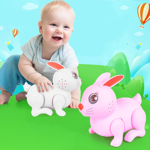Jouets électriques de <span class=keywords><strong>lapin</strong></span> de marche sautant enfants robots animaux de simulation en plastique secouant les oreilles <span class=keywords><strong>lapin</strong></span> avec lumière et musique pour les enfants - Product Image 2