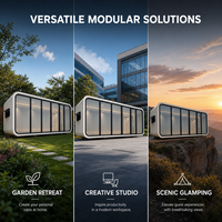 Maison préfabriquée en conteneur, maison modulaire en kit, bureau, mini-maison, cabane extérieure, bureau podulaire, bureau podulaire de jardin