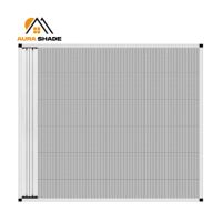 Persianas de día y noche de doble apertura personalizadas para cortinas opacas y privacidad, ventana corredera con marco de aleación de aluminio