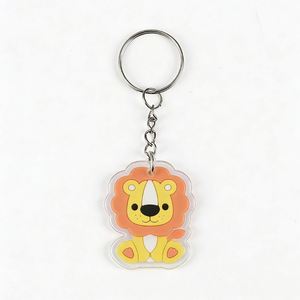 Porte-clés personnalisé en acrylique double face, porte-clés en époxy arc-en-ciel holographique, porte-clés en acrylique avec logo personnalisé, cadeau - Product Image 4