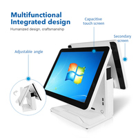 Aonpos vente à chaud 15 pouces Windows7 10 Android écran tactile tout en un caisse enregistreuse/terminal de point de vente/système de point de vente