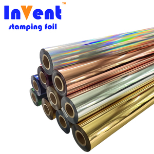 Phát minh ra lá tùy chỉnh màu xanh lá cây để Màu Xanh mực phản ứng lá đa chức năng UV in kỹ thuật số dập nóng lá cuộn - Product Image 5