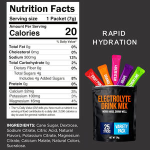 הידרציה אלקטרוליטים אבקת ויטמינים לשתות עבור חאנגבר & התייבשות הקלה, תוספת לחות מהירה מים תוסף בריא - Product Image 2