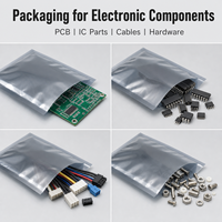 Wholesale Anti Static Flat Open Top Bags for PCB IC Electronic Components Cables Hardware Protective Packaging S06A