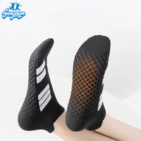 Chaussettes de sport pour hommes, amortissantes, épaisses, avec fond en tissu éponge, personnalisables avec logo, pour le badminton, le cyclisme et la course à pied, en gros, en stock