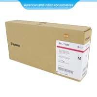 Tanque de Tinta Compatible PFI 710 para Impresora Canon ImagePROGRAF TX-2000 TX-3000 TX-4000 Recargable