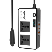 Fabrika Toptan Satış Güçlü 200W İnvertör DC 12V 220V AC Prizden Araç Çakmak Girişine Qc3.0 Tip C Girişli İnvertörler