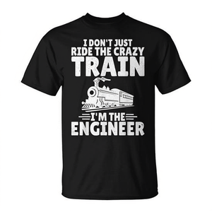 No solo me paseo en el tren loco, soy el ingeniero del tren - Camiseta - Product Image 2