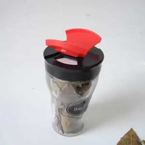 Set di 12 Barattoli in <span class=keywords><strong>Vetro</strong></span> a Bocca Larga con Supporto Girevole in Plastica per <span class=keywords><strong>Spezie</strong></span> e Condimenti - Product Image 6