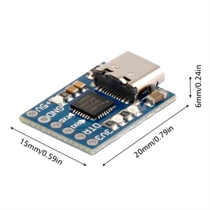 Módulo CP2102 USB Tipo-C a UART TTL, convertidor serie de 6 pines para programación de MCU y transferencia de datos - Product Image 2