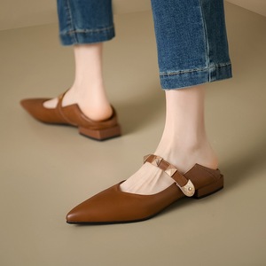 Nuovissime <span class=keywords><strong>Scarpe</strong></span> da Donna con <span class=keywords><strong>Tacco</strong></span> <span class=keywords><strong>Basso</strong></span> a Punta con Borchie Metalliche, <span class=keywords><strong>Tacco</strong></span> Sottile, Monofibbia Antiscivolo, <span class=keywords><strong>Scarpe</strong></span> Casual da Donna con <span class=keywords><strong>Tacco</strong></span> Alto - Product Image 4