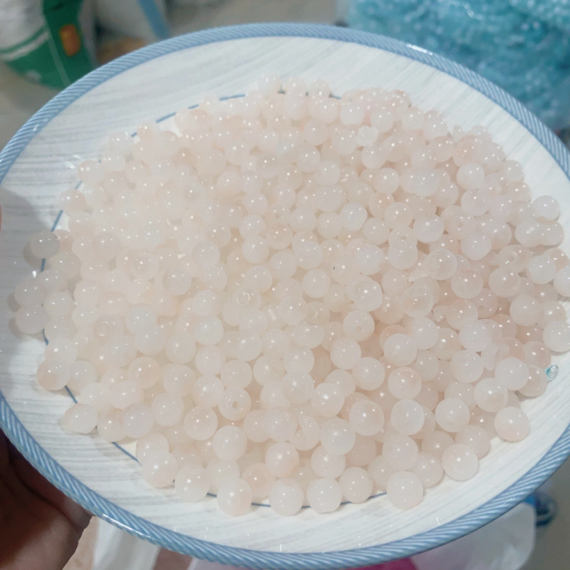 Off-white/pink [8mm light-sensitive color-changing beads]
