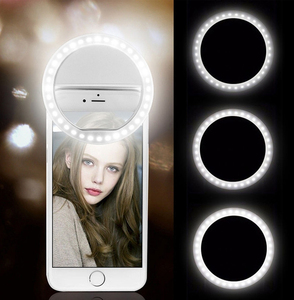 Anneau lumineux LED pour selfie, lampe portable pour selfie mobile pour iPhone 11 12, lampe à clip pour selfie, lampe pour téléphone, objectif pour téléphone, photographie - Product Image 2