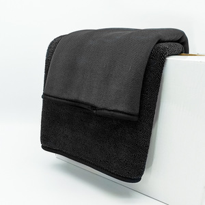Car Cleaning <b>Towel</b> <b>Microfiber</b> Rectangle Quick Dry For Car Solid Color Knitted - Product Image 1