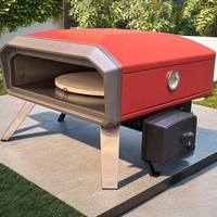 Four à pizza à gaz approuvé CE avec fonction de rotation automatique Grills de barbecue appropriés