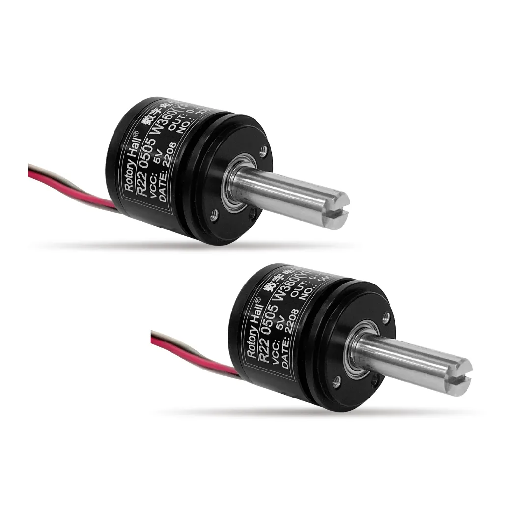Cheap And High Quality R22 Angle Sensors Magnetic rotary sensor 0505 0-5V output Potentiometers