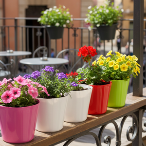 Pot de fleurs carré en plastique PP pour jardinage intérieur et extérieur – Vente en gros |   Fabricant OEM de logos personnalisés en couleur, taille 18 - Product Image 5