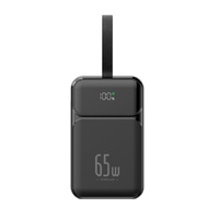 Chargeur rapide universel extérieur USB 65W grande capacité 20000mAh avec affichage, logo personnalisable, pour ordinateurs portables et banques d'alimentation