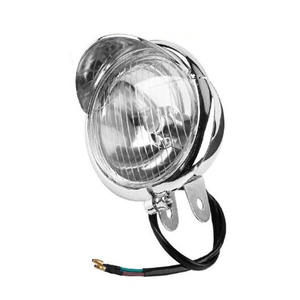 Phare universel pour <span class=keywords><strong>moto</strong></span> DC 12V rétro, feux antibrouillard, lampe <span class=keywords><strong>moto</strong></span>, éclairage de travail, phare argenté chromé, phare de <span class=keywords><strong>moto</strong></span> - Product Image 3
