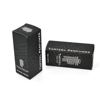 Boîte d'échantillons de parfum personnalisée recyclable noire de 30 ml, emballage pour soins de la peau, crème pour les yeux, testeur de parfum, boîte en carton ivoire