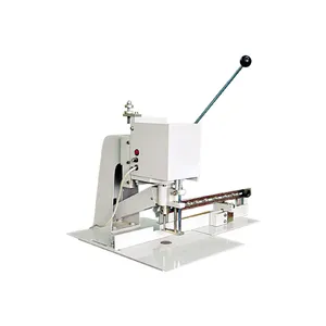 Profissional 8mm 10mm Slot Shape Making Paper Punch Hole Machine para Paper PVC Card