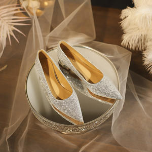 รองเท้าเจ้าสาวสไตล์จีน  แบบเฉพาะกลุ่ม  รองเท้าส้นสูงสำหรับผู้หญิง - Product Image 6