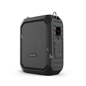 Sistema <span class=keywords><strong>de</strong></span> Altavoces PA para Exteriores <span class=keywords><strong>SHIDU</strong></span> M800 UHF <span class=keywords><strong>de</strong></span> 18 W, Resistente al Agua, <span class=keywords><strong>Amplificador</strong></span> <span class=keywords><strong>de</strong></span> <span class=keywords><strong>Voz</strong></span> Portátil con Micrófonos Inalámbricos <span class=keywords><strong>de</strong></span> Diadema - Product Image 2