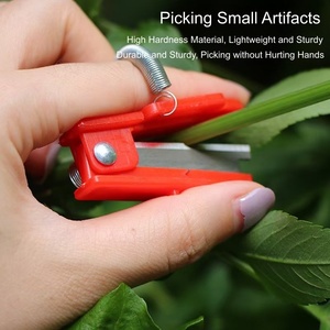 Couteau manuel pour la cueillette des fruits et légumes, <span class=keywords><strong>trancheuse</strong></span> portative en acier à haute teneur en carbone pour couper les raisins, les haricots et les concombres - Product Image 1