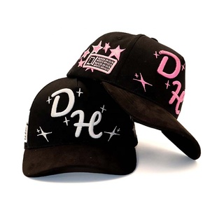 Bán Buôn Da Lộn Mũ Bóng Chày 3D Thêu Bông Ấm Biểu Tượng Tùy Chỉnh Cha Mũ Duy Nhất Ngực Khóa Thêu - Product Image 4