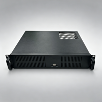Boîtier de serveur 2U durable, bonne dissipation thermique, armoire PC industrielle