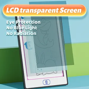 8.5 inci fungsi baru Lcd transparan papan gambar Masukkan kartu papan coretan