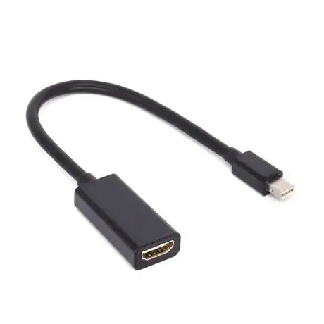 25cm 미니 Displayport HDMI 어댑터 케이블 미니 DP 남성 HDMI 여성 변환기 케이블 지원 1080P HDTV 디스플레이 모니터