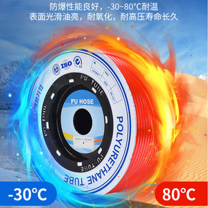 ท่อโพลียูรีเทนโซนี่ 8x5 มม. ท่อลมสีฟ้าใสสำหรับใช้ในอุตสาหกรรม - Product Image 2