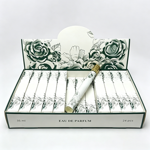 Parfum en tube de laboratoire de 35 ml, taille voyage, pour femmes, senteur <span class=keywords><strong>rose</strong></span> longue durée, boîte de 24 pièces, directement de l'usine - Product Image 2