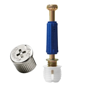 Connecteur de fixation de meubles 3 en 1, connecteur de fixation personnalisé en usine, mini connecteur bleu, boulons de fixation, quincaillerie, verrou excentrique - Product Image 4