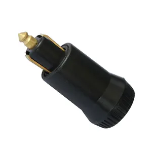 Car Lighter Plug 12V Car Cigarette Lighter Plug Brass Metal Inside And Nylon Insulator