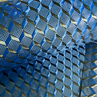 Meilleure Qualité 3d Carré En Fibre De Carbone kevlars Tissu Bleu Mélange De Carbone Tissu En Fiber D'aramide tissu de carbone bleu noir