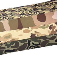 Tissu personnalisé à motif camouflage numérique Pixel Web Woodland Estonien, sangle IRR 100% nylon écologique anti-UV