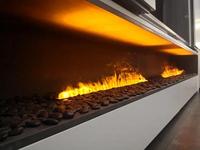 Fabricant professionnel de cheminées à vapeur d'eau LED 3D de luxe à flamme artificielle personnalisable pour la décoration de villa