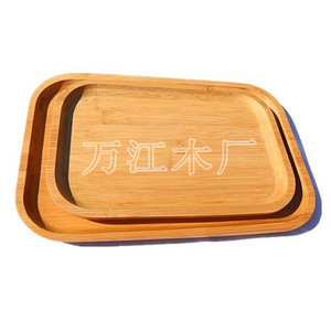 Plateau de service en bambou, couleur bois naturel, écologique, pour restaurant, hôtel, pizza, sushi, pain - Product Image 1