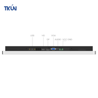 Moniteur tactile industriel capacitif plat de 21, 22 et 21,5 pouces pour montage mural avec HD-MI DP DC9-36V
