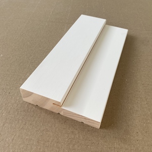 วงกบประตูไม้สนราเดียต้าแบบประกบฟิงเกอร์จอยท์ สีรองพื้นขาว - Product Image 2