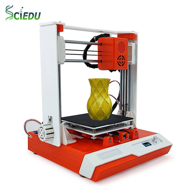 SCIEDU AA3DETK2PLUS Mini 3D Printer for Kids Home Use Compact Desktop FDM Printer Creative Gift with PLA Filament 3D Printer