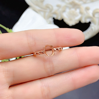 Großhandel 18K vergoldeter 925er Sterlingsilber ovaler Edelsteinring mit leerer Krappenfassung ohne Hauptstein für DIY-Schmuck