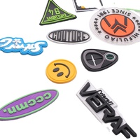 Étiquette de transfert thermique 3D en PVC silicone gaufré, patch en feutre vierge, étiquettes personnalisées avec logo