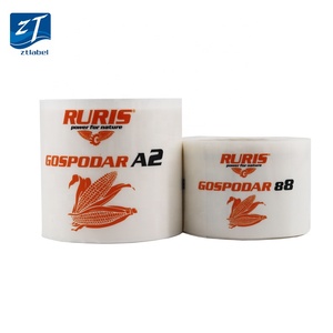 Hojas adhesivas transparentes personalizadas, pegatinas de vinilo transparente, PVC, Impresión de logotipos, rollo de etiquetas - Product Image 2