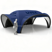 Tente gonflable robuste résistante aux UV et à la pluie pour événements extérieurs, fêtes, mariages, stands, salons professionnels, événements sportifs, abri de camping