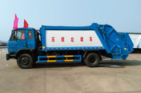 Camion compacteur d'ordures urbaines à bras oscillant arrière AOMAN-101 6x4, moteur diesel manuel Euro 3, pompe 5.9L, moteur, boîte de vitesses
